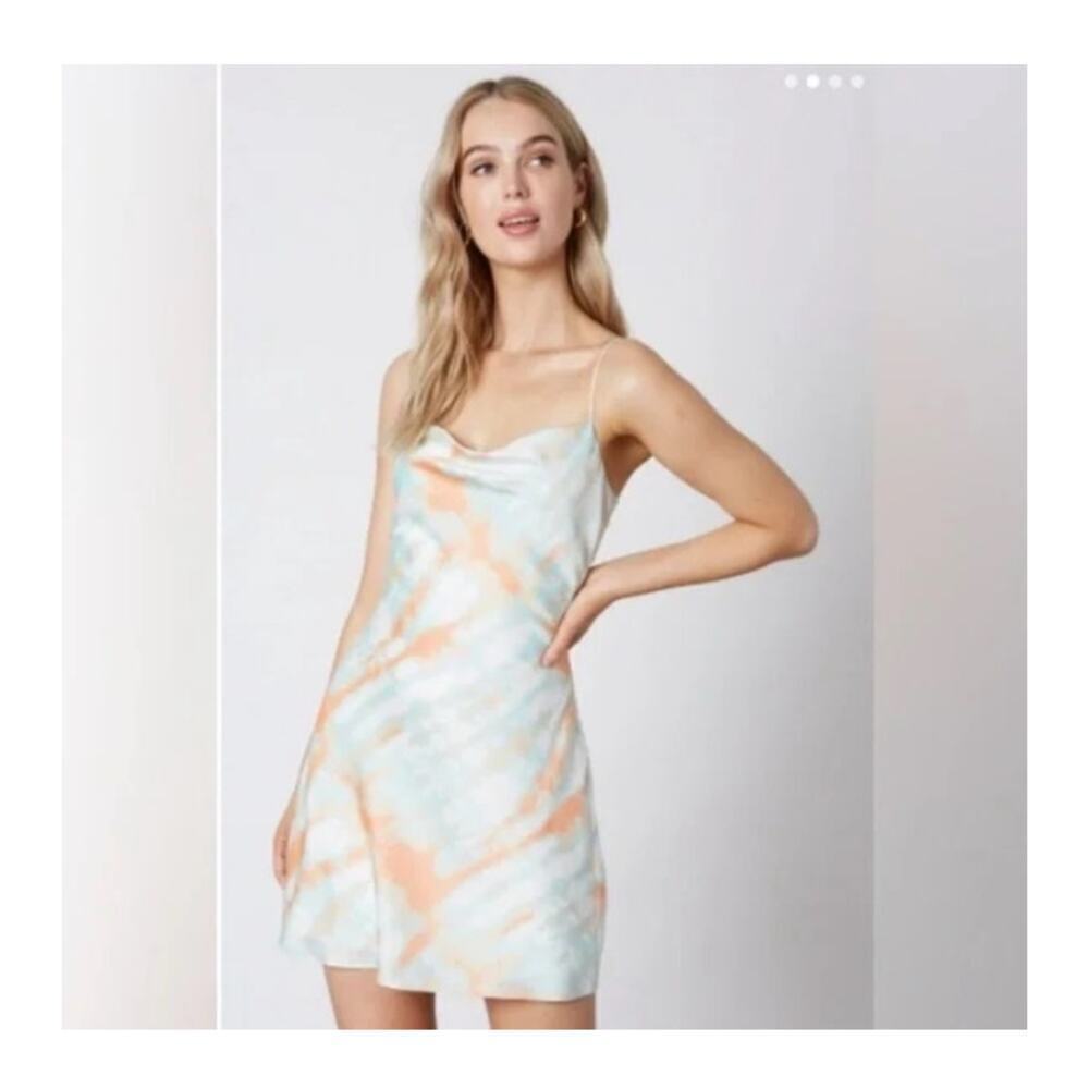Cotton Candy LA Tie Dye Slip Dress Size Medium